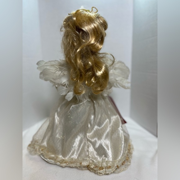 Top Source Gift of Time Vintage Collectable Porcelain Angel Doll Alexandra - Picture 7 of 16